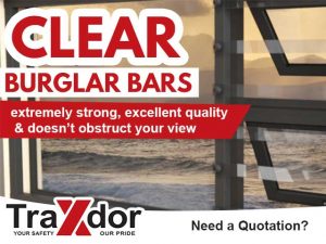 Clearvision Burglar Bars Traxdor Garden Route