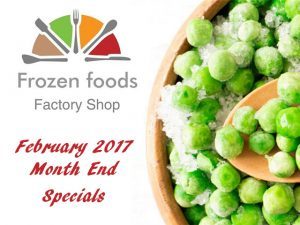 February Month End Specials on Frozen Vegetables in George