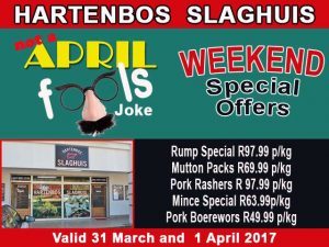 Not an April Fool’s Joke Special Offers in Hartenbos