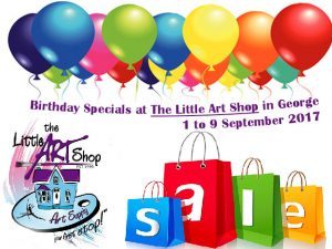 Birthday Specials at The Little Art Shop