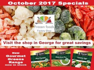 Frozen Foods October 2017 Specials in George