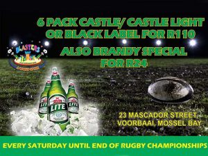 Beer and Brandy Special in Mossel Bay