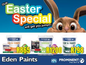 Easter Specials at Eden Paint in George