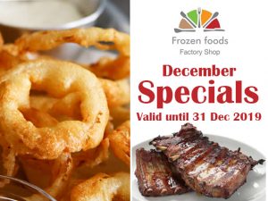 December Specials at Frozen Foods Factory Shop in George