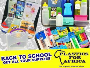 Back to School Supplies at Plastics for Africa George