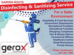 Garden Route Disinfecting and Sanitizing Service