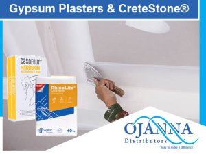 Gypsum Plasters and CreteStone® Supplier