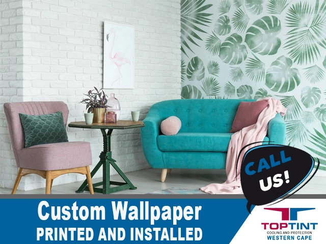 Custom Wallpaper Printed and Installed by TopTint George