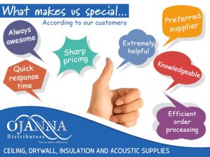 Preferred Supplier of Ceiling and Drywall Supplies in George