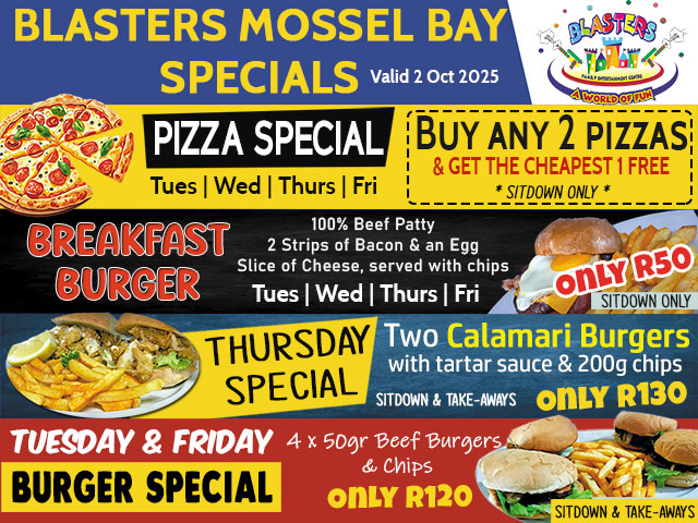 Eating Out Specials Mossel Bay