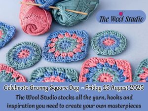 Celebrate Granny Square Day with The Wool Studio