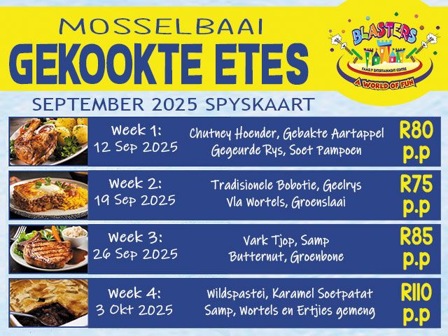 Mosselbaai Gekookte Etes