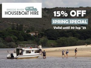 Breede River Houseboats Spring Special 2025