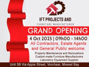 IFT Projects Furniture Manufacturer Grand Opening Mossel Bay