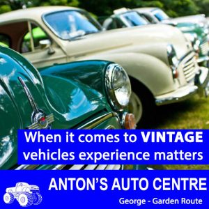 Services and Repairs of Vintage Cars in George