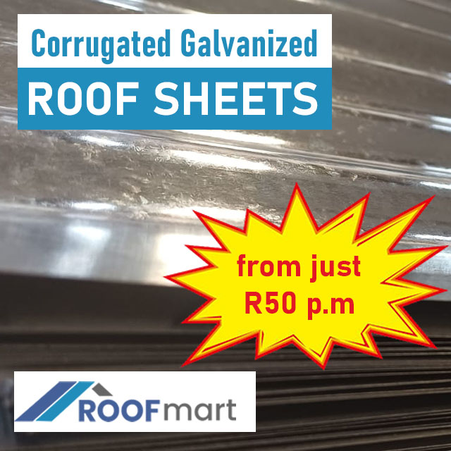 Roof Sheets From R50 Per Meter in George